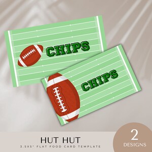 football party food labels, boy decor, birthday, bday, editable canva template, digital, sports printables, Ball, game time, tailgate, favor