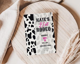 cowboy birthday invitation adult, Kid, Little Cowgirl, Wild West, rodeo invite, Instant Download, canva template, printable, digital, countr