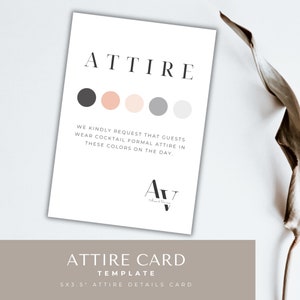 code vestimentaire dans l'invitation, carte de détails avec code Qr, carte de code vestimentaire des invités de mariage, ensemble d'invitations de mariage monogramme minimaliste, canva