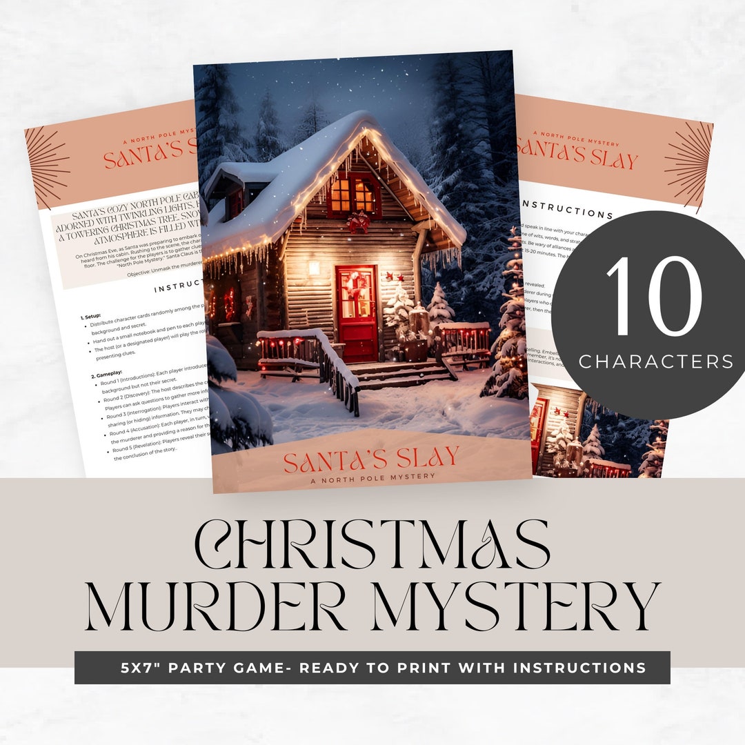 Murder Mystery Christmas Party 