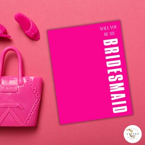 Bridesmaid Proposal Card | Will You Be My Bridesmaid Card | Instant Download | Flower Girl Proposal | To My Maid Of Honor | PRETTY WOMAN