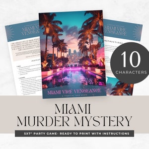 murder mystery party games for adults, printable, detective, escape room, instant download, digital, Unsolved Cold Case, Game Night, role