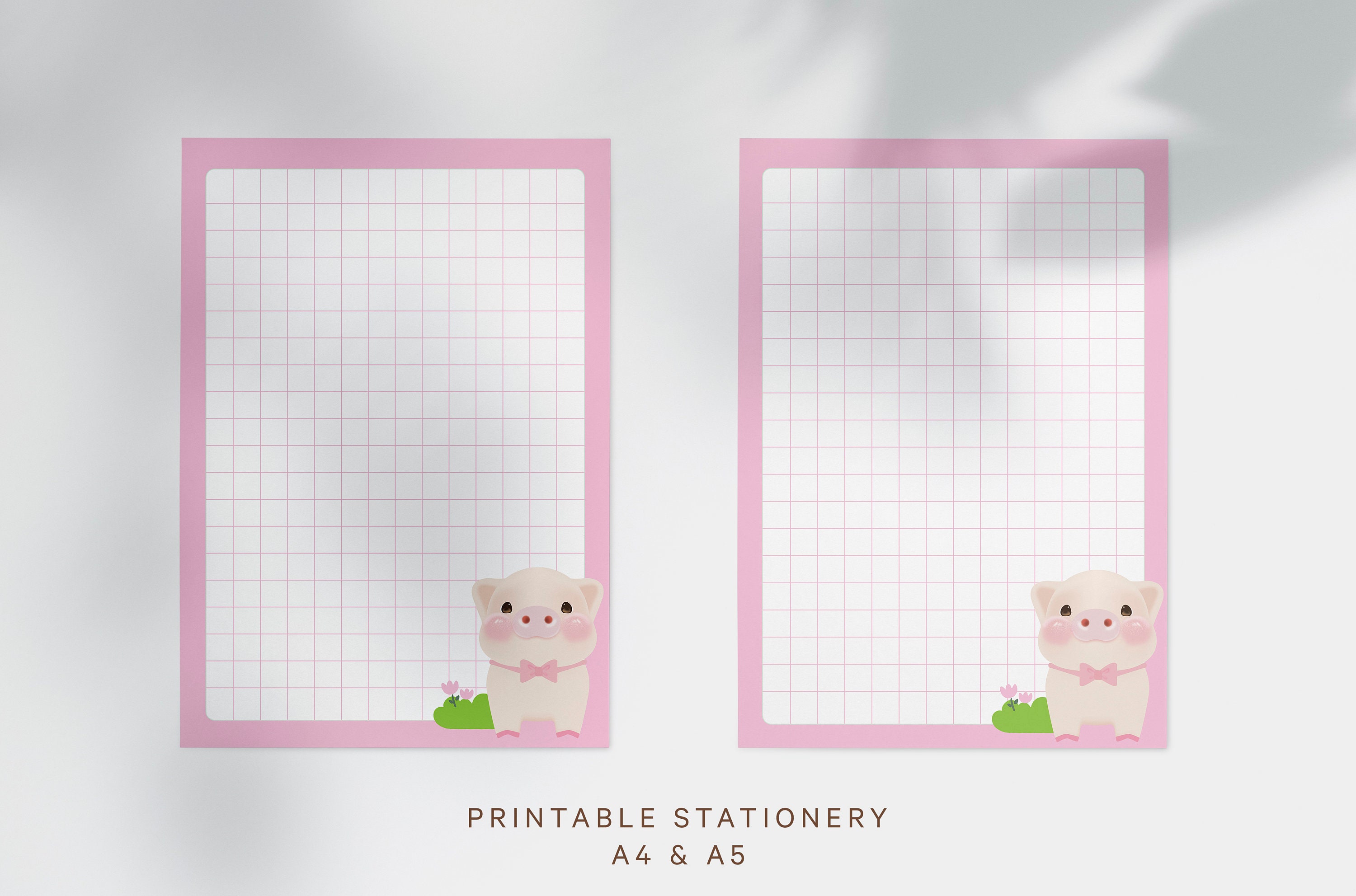 Kawaii Writing Paper Set Printable for Letter Writing and - Etsy