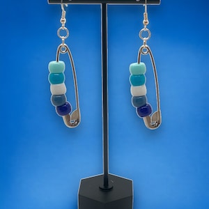 LGBTQ Pride Rainbow Safety Pin Earrings - Unique Queer Accessories for Allies and Community