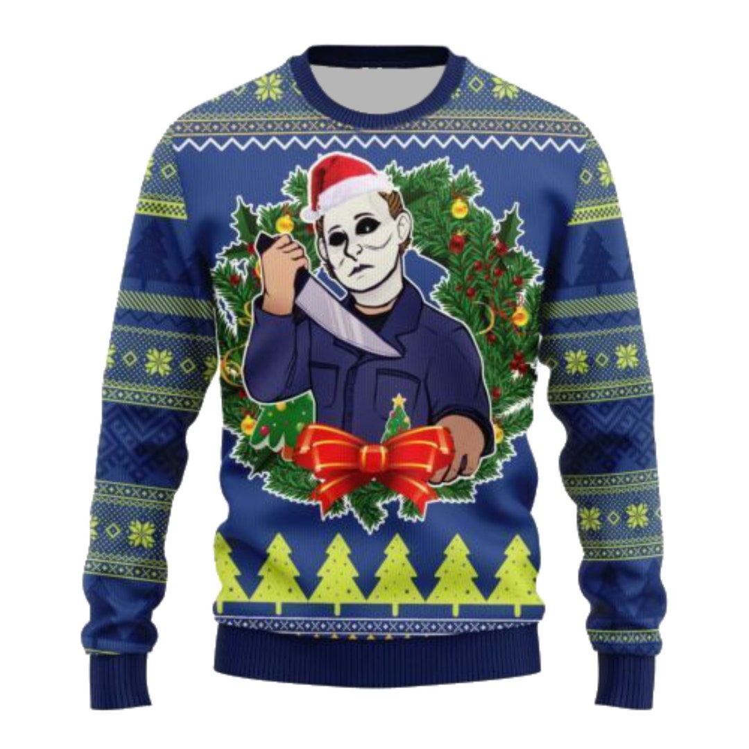 Ugly Christmas Sweater Michael Myers Michael Myers Shirt - Etsy