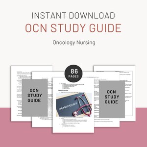 OCN : Oncology Nurisng Study Guide