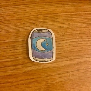 Cute soda can sticker