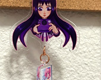 Madoka Magica Homura Madoka Polaroid Inch Keychain Charm