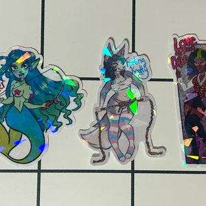 Monster Girl HOLOGRAPHIC 2.5 inch Stickers