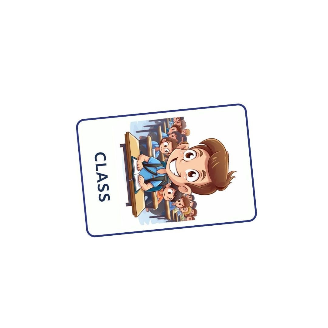 32 Kids School Flashcards, Kids Printable, Nomenclature Cards, Toddler ...