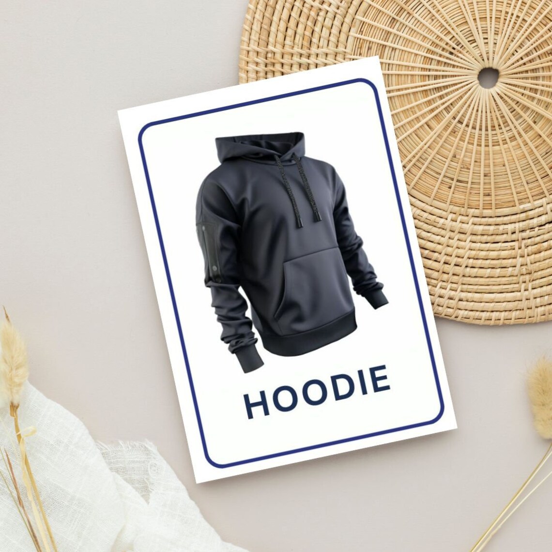 32 Clothing Flashcards, Image Cards for Kids, Clothes Cards ...