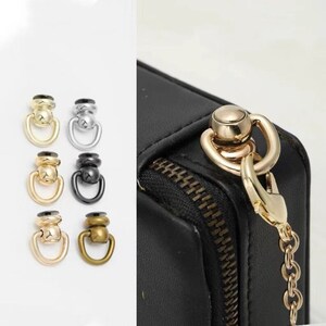 Chanel Key Ring Coin Purse Wallet Bag Charm Fur Black 6761390 68032