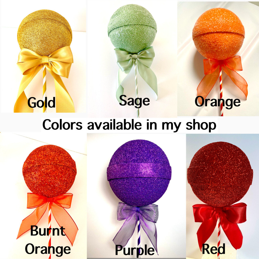 Giant Fake lollipops