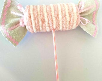 Pink Baby Shower Decor, Sweet and Sassy, Baby Girl Shower Decor, Candyland Christmas, Pastel Party Decor, Pink Fake Candy, Pink Christmas
