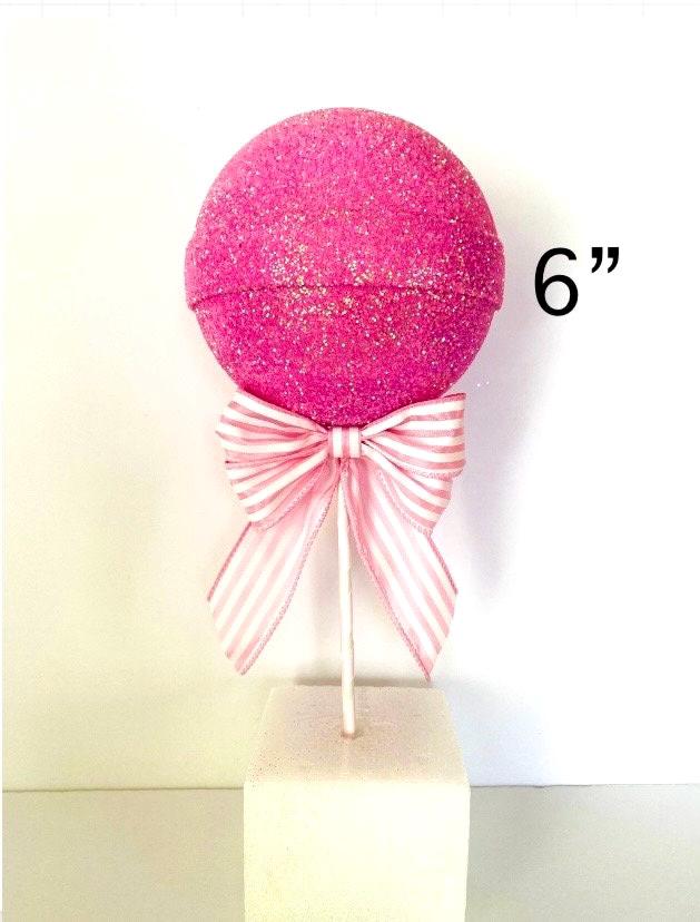 Giant Fake Lollipops