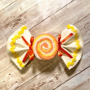 Candy Corn Wreath Attachment, Candy Corn Tiered Tray Decor, Candy Corn Halloween Decor, Fall Decorations, Fake Lollipops, Fall Tree Picks
