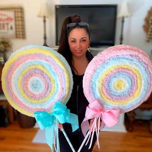 Giant Fake Lollipop Party Decor, Giant Candy Decoration, Large Lollipop, Giant Lollipop Prop, Cosplay Lollipop Candy Prop, Baby Shower Decor