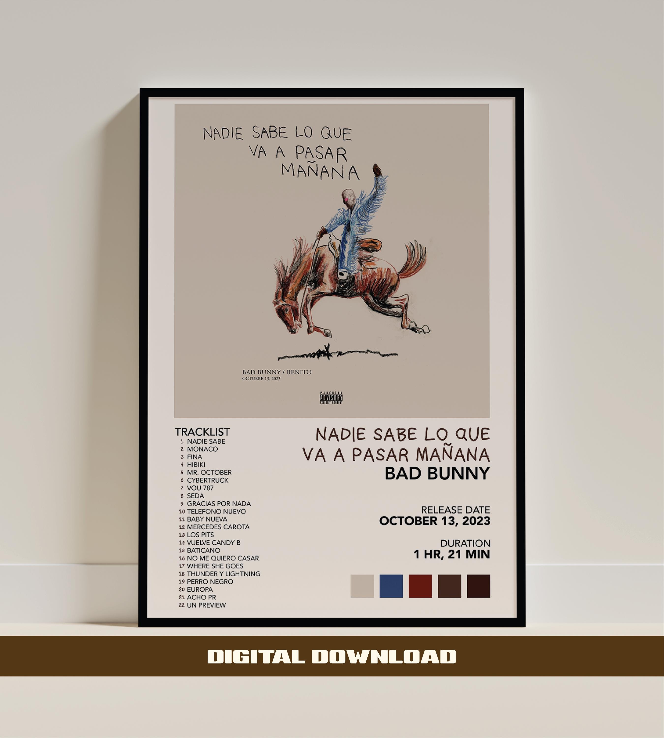 Bad bunny framed poster - Etsy 日本