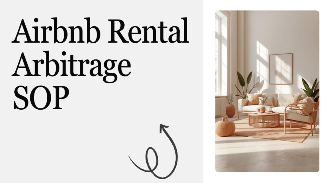 Airbnb Arbitrage SOP Template Bundle 2026 | Short Term Rental Business ...