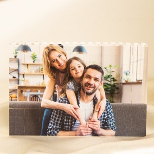 Personalisiertes 2 Foto Puzzle, benutzerdefinierter Bildbaustein, Farbfotos Puzzle, Erinnerungsdekor, Jubiläumsgeschenk, Muttertagsgeschenk