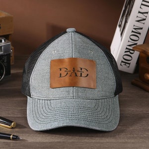 Personalized Dad Hat,Custom Kids Name Hat, Trucker Style Hats,Gift from Kids, New Dad Gift,Gifts for Dad, 2024 Christmas Gift for Him