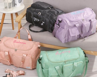 Personalized Name Duffel Bag, Custom Travel Bag, Weekender Bag, Gym Bag for Him, Gifts for Friend, Gifts for Travel Lovers, Groomsmen gift