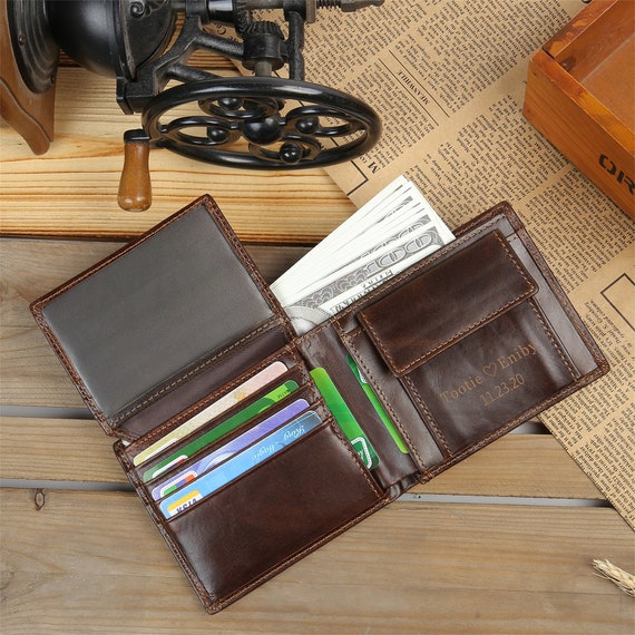 Porte-Monnaie Homme Manahia 'Papounet' - Compact Avec Porte-Monnaie