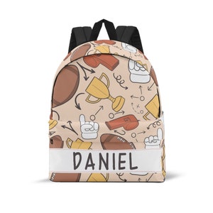 Mochila infantil personalizada, nombre personalizable, cremallera bidireccional, mochila escolar de dibujos animados, bolsa de libros para estudiantes, regalo de regreso a clases para niños