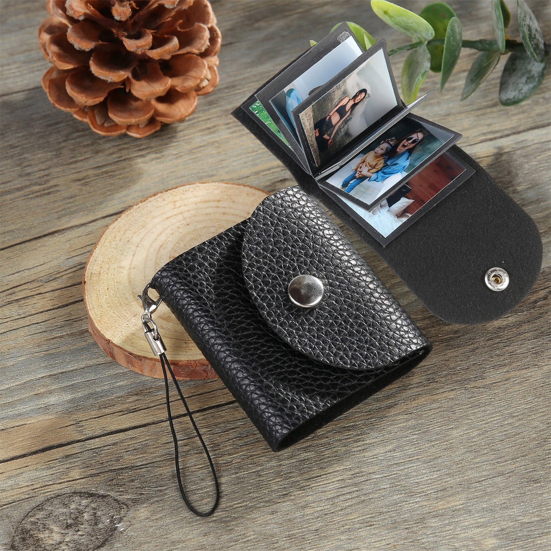 Personalize Mini Photo Album Keychain 510 Photos,diy Leather Photo
