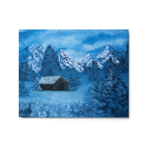 Metal prints &quot;Winter Retreat&quot; by Dorian Campbell