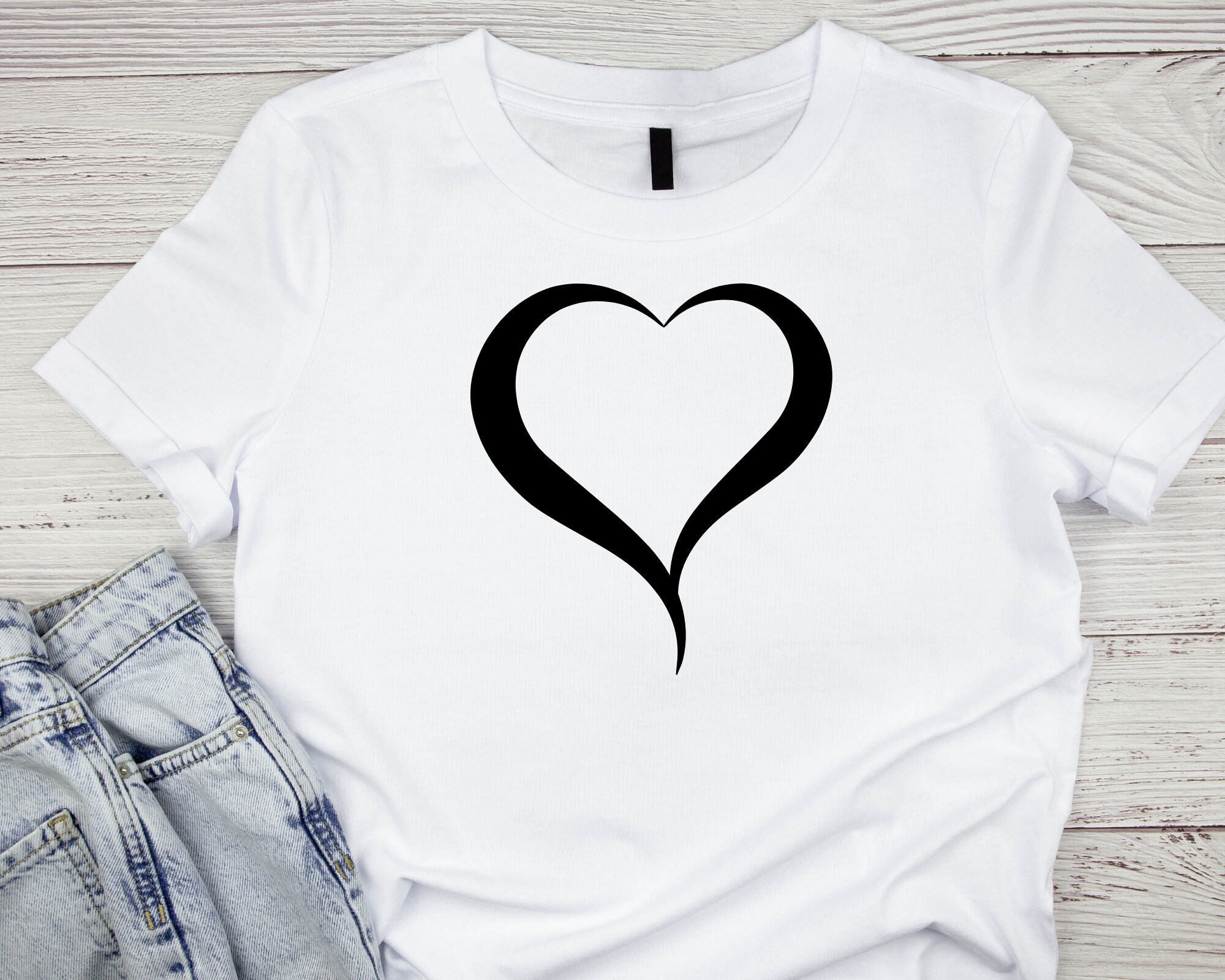 Heart SVG, Heart Outline SVG, Beautiful Open Heart Svg, Love Heart Svg ...