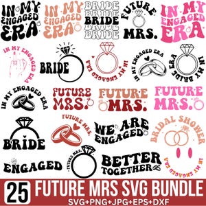 In meiner verlobten Era-Svg-Bundle, Zukünftige Mrs
