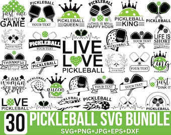 Pickleball SVG Bundle: Mom Svg, Queen Svg, Pickleball mom SVG, Funny Svg, Sports Svg, Pickleball Shirt SVG, Pickleball Queen Svg, For Cricut