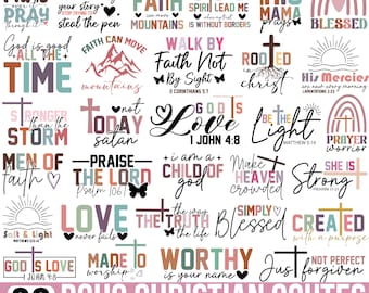 Boho Christian Svg Bundle, Bible Verse Svg, Religious svg, Sleeve Design, Boho Fall Christian Png, Scripture svg, Love Faith Svg, For Cricut