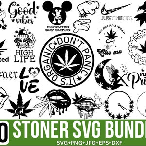 Stoner Svg Bundle, Weed Quotes Svg, Trippy Svg, Smoke Weed Svg, Rolling tray Svg, Cannabis Svg, Weed Svg, Weed Leaf Svg, Pot Leaf For Cricut