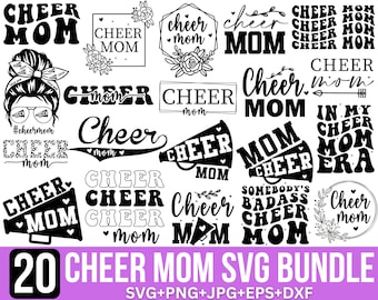 Cheer Mom Svg Png Bundle, Cheerleading Svg, Cheer Coach Svg, Cheer Svg, Cheer Life Svg, Cheerleader Girl Svg, Cheer Squad Svg, For Cricut
