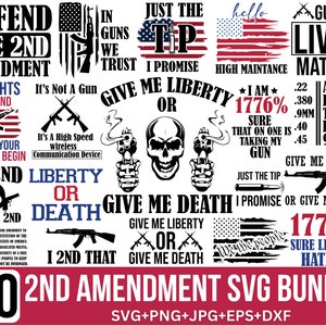 2nd Amendment Svg Bundle, American Flag, Patriotic Svg, Tattered Flag File, We the People svg, Military Svg, Cut file for Cricut, Silhouette