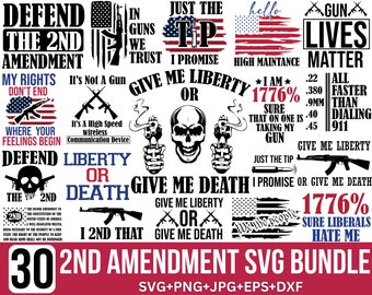 2nd Amendment Svg Bundle, American Flag, Tattered Flag File, We the People svg, Patriotic svg, Military svg, Svg for cricut, Silhouette
