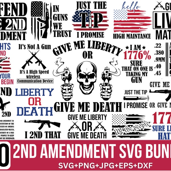 2nd Amendment Svg Bundle, American Flag, Tattered Flag File, We the People svg, Patriotic svg, Military svg, Svg for cricut, Silhouette