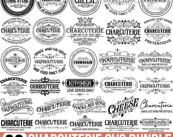 Charcuterie Board Svg Png Bundle, Cutting Board Svg, Kitchen Svg, Chopping Board Svg, Baking Svg, Recipe Svg, Food Tray Svg, Cut For Cricut