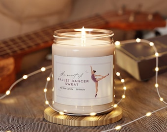 Ballerina Candle, Scented Soy Candle, Dance Teacher Gift, Ballet Studio Decor, Ballet Lover Present, Dancer Candle, Funny Gift for Dancers