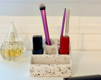 Modern bathroom organizer Terrazzo NEUTRALS