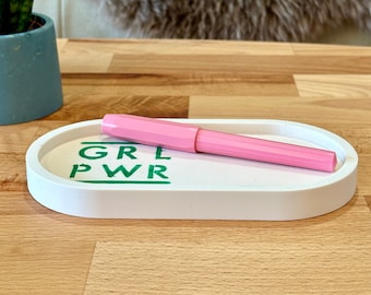 GIRL POWER pen tray sustainable gift for girls