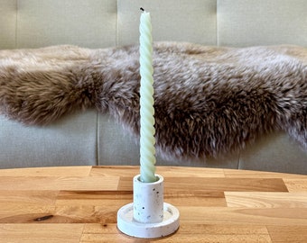 Minimalist terrazzo candlestick NEUTRALS