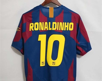 Ronaldinho AC Milan Retro Long Sleeve Jersey Vintage Soccer Shirt
