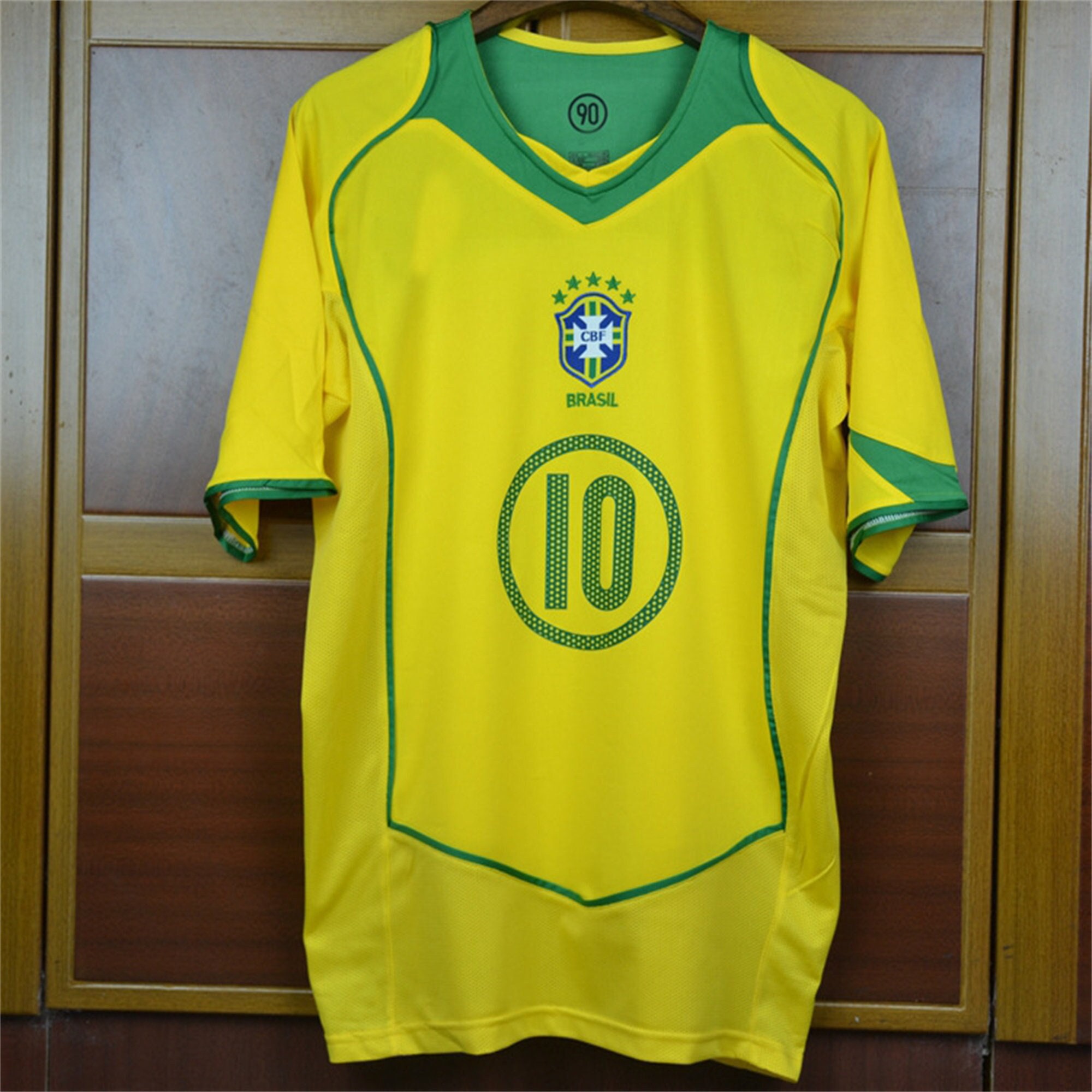 sale Brazil RONALDINHO 2004 away shirt camiseta jersey soccer Brasil world  Copa