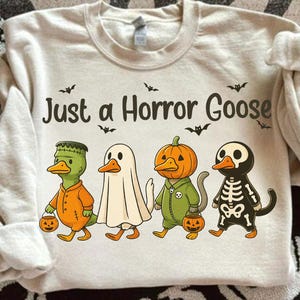Just A Horror Goose Png, Halloween Goose Png, Halloween Monster Png, Goose In Costume Png, Funny Spooky Goose,Digital Download for Halloween