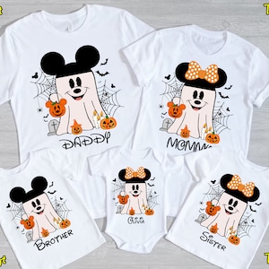Personalized Halloween Family Trip Svg, Halloween Mouse And Friends Svg, Trick Or Treat Svg, Spooky Vibes, Halloween Svg,Family Halloween