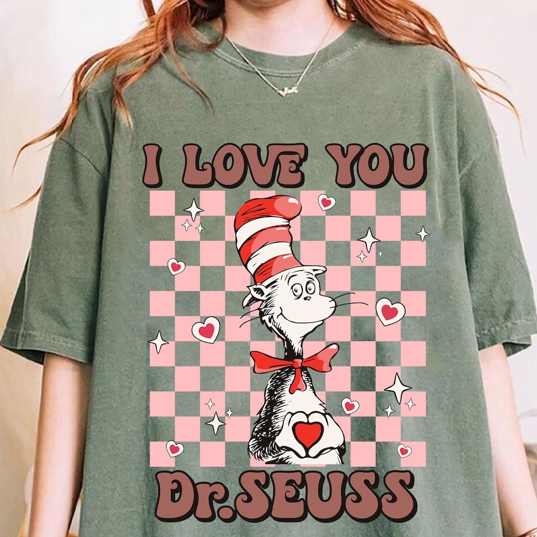I Love You Dr Seuss Svg, Cat in the Hat Svg, Dr. Seuss Svg, Happy Valentine Day Svg, Funny ...