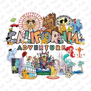 California Adventure Png, The Hollywood Tower Hotel, Monter and Princess Amusement Park, Vacay Mode Png, Vacaciones familiares Png, Viaje familiar